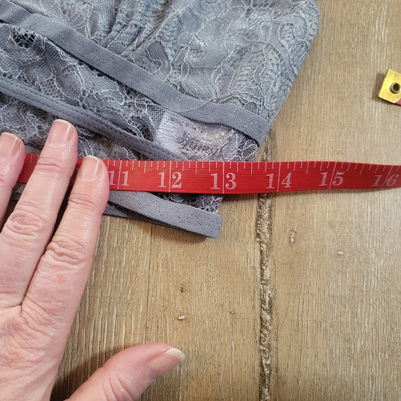 Buitifo Womens Cami Bra Criss Cross Eyelash Crop Top Bra - Picture 5 of 9